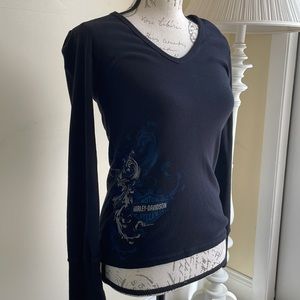 Harley Davidson Long Sleeved T-shirt Size S